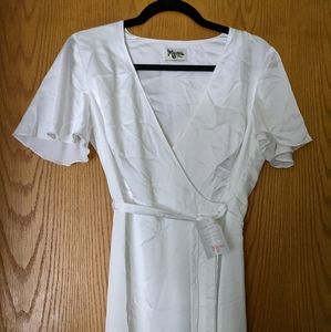 Show Me Your Mumu Noelle Flutter wrap maxi dress